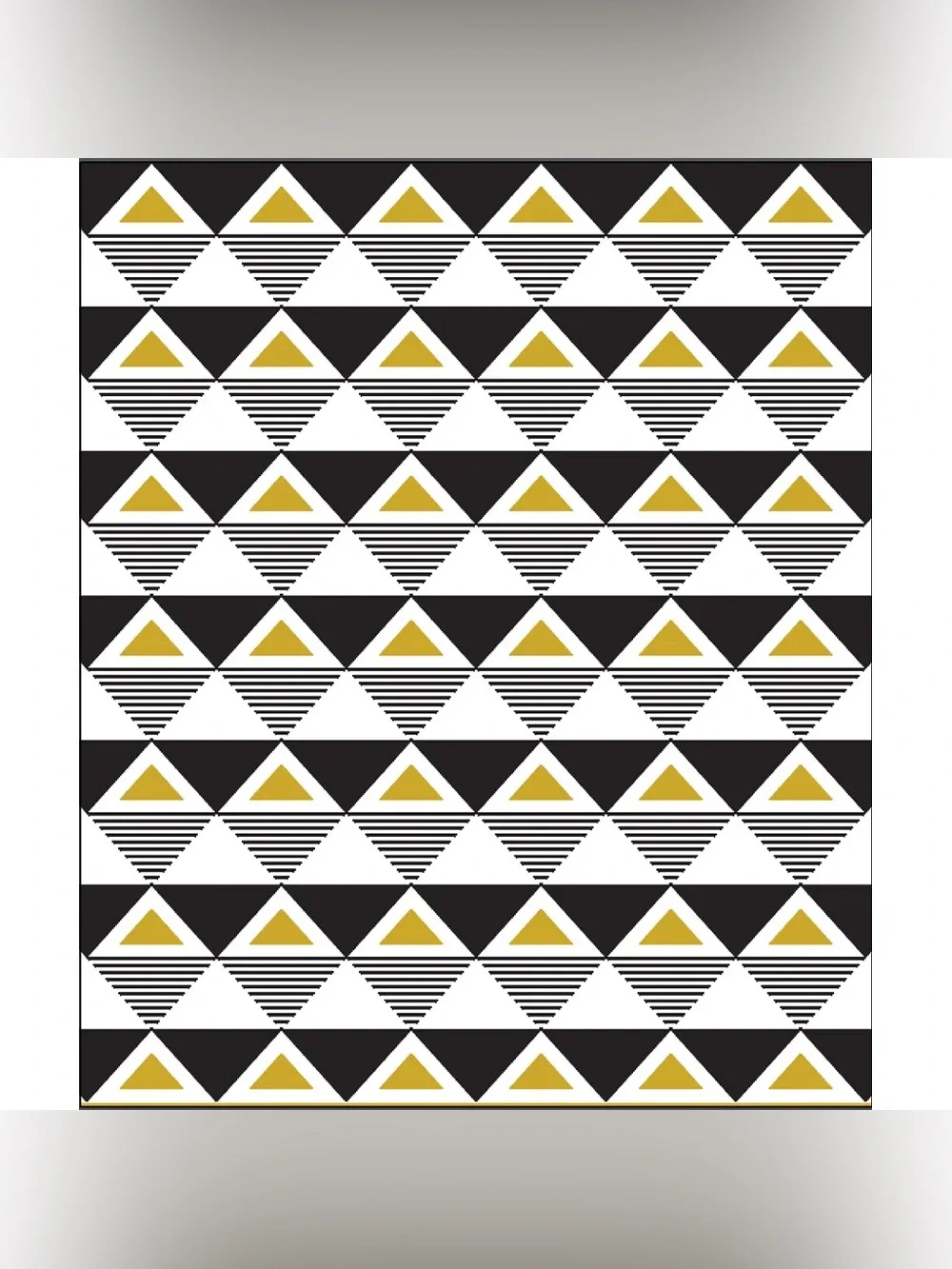 Gorgeous Knit Throw Blanket Seek and Swoon Envie MCM Vintage Chevron & Geometric - Picture 7 of 11